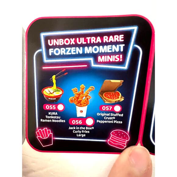 💜 3/$25 💜 Zuru Curly Fries Foodie Mini Brands Frozen Moments Jack In The Box - Picture 6 of 6